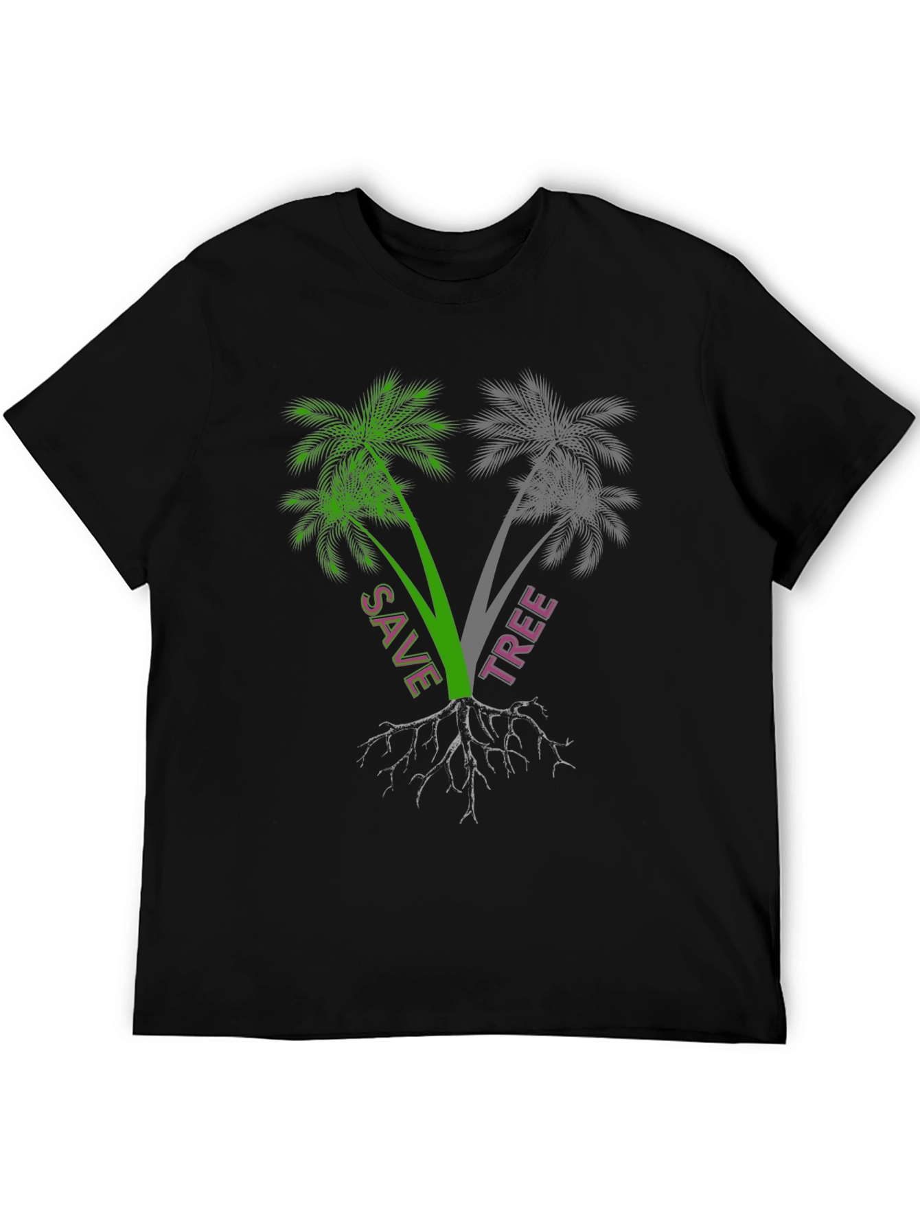 Save Tree Graphic Tee - Eco-Friendly Design