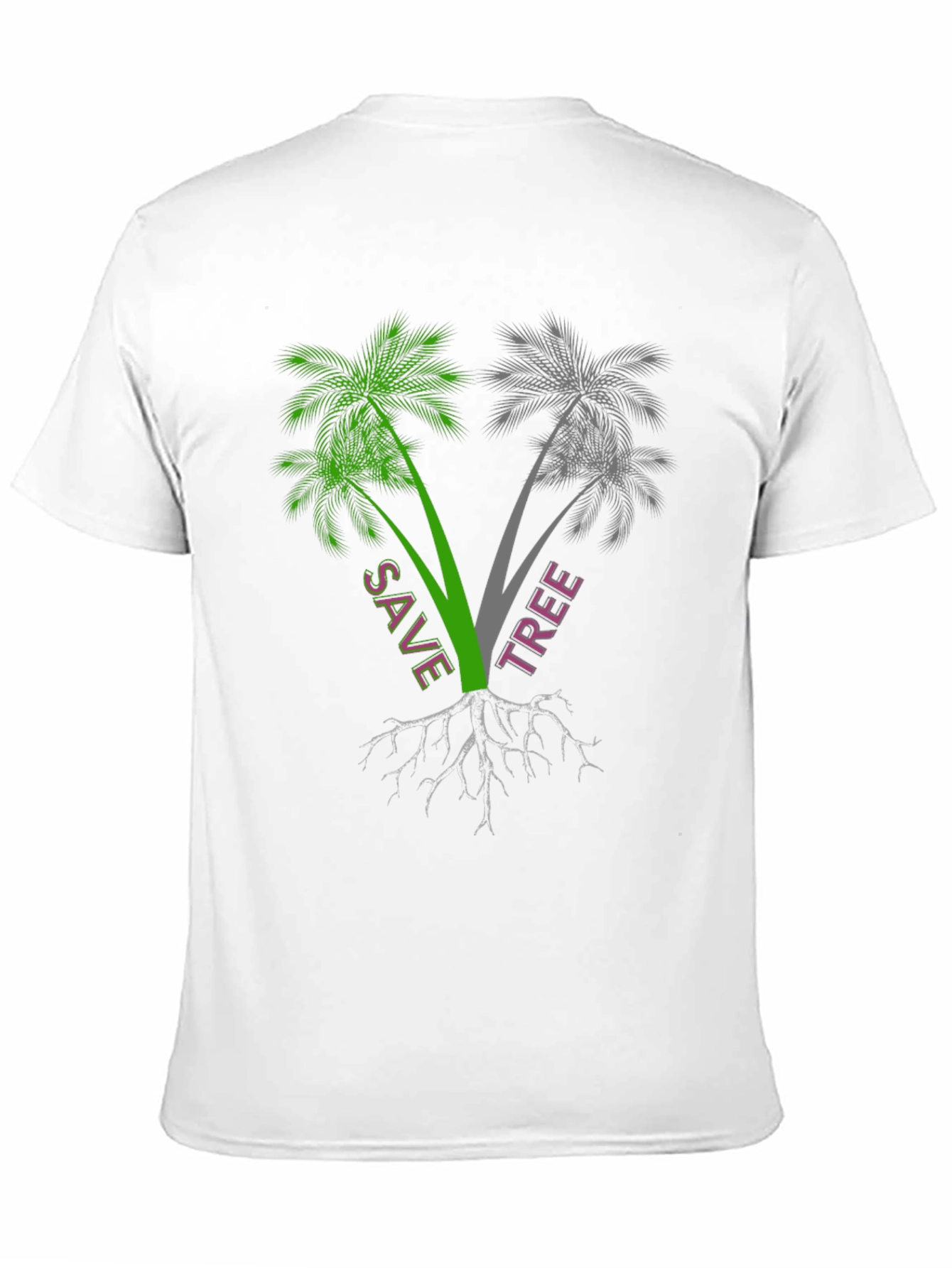 Save Tree Graphic Tee - Eco-Friendly Design