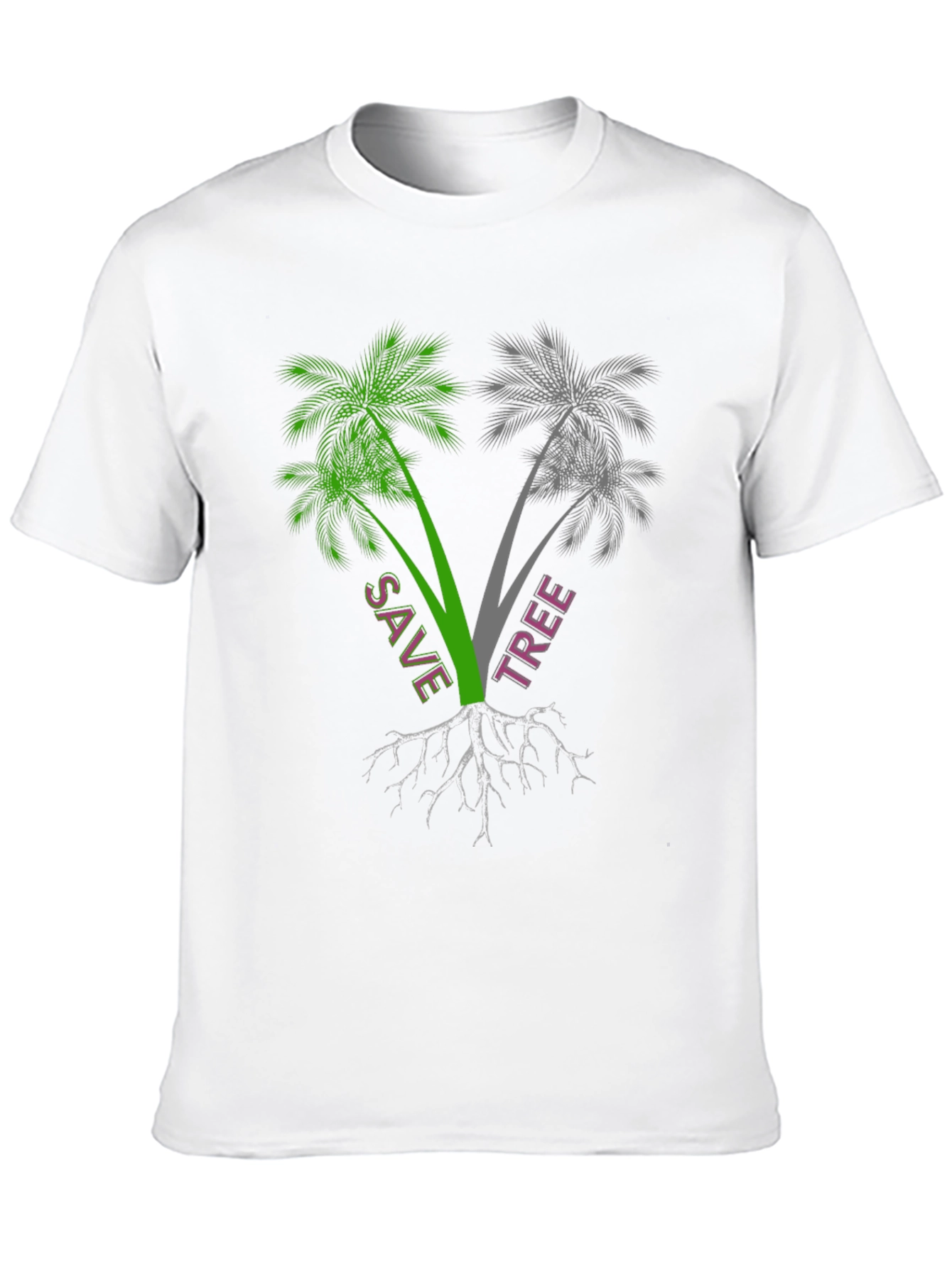 Save Tree Graphic Tee - Eco-Friendly Design