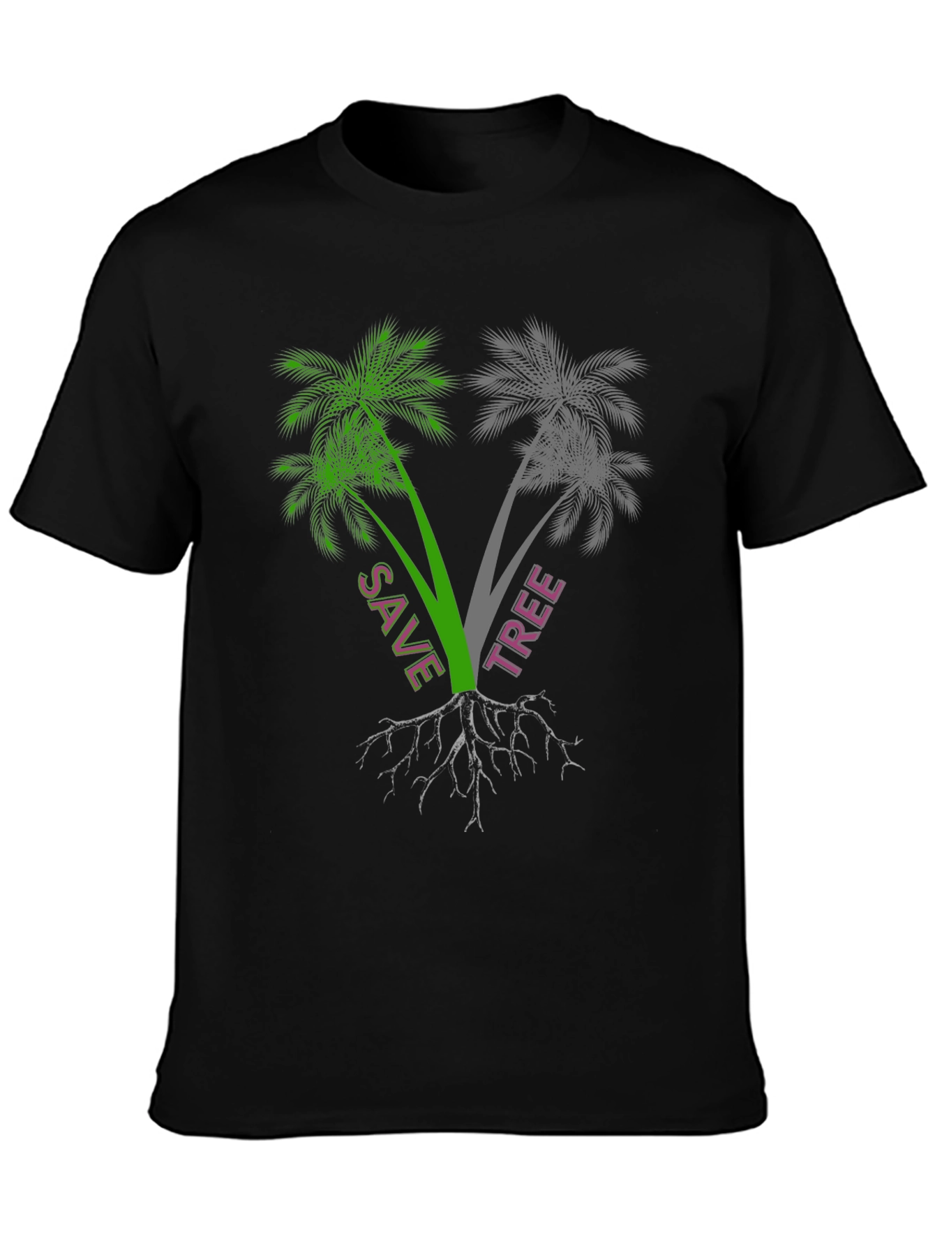 Save Tree Graphic Tee - Eco-Friendly Design
