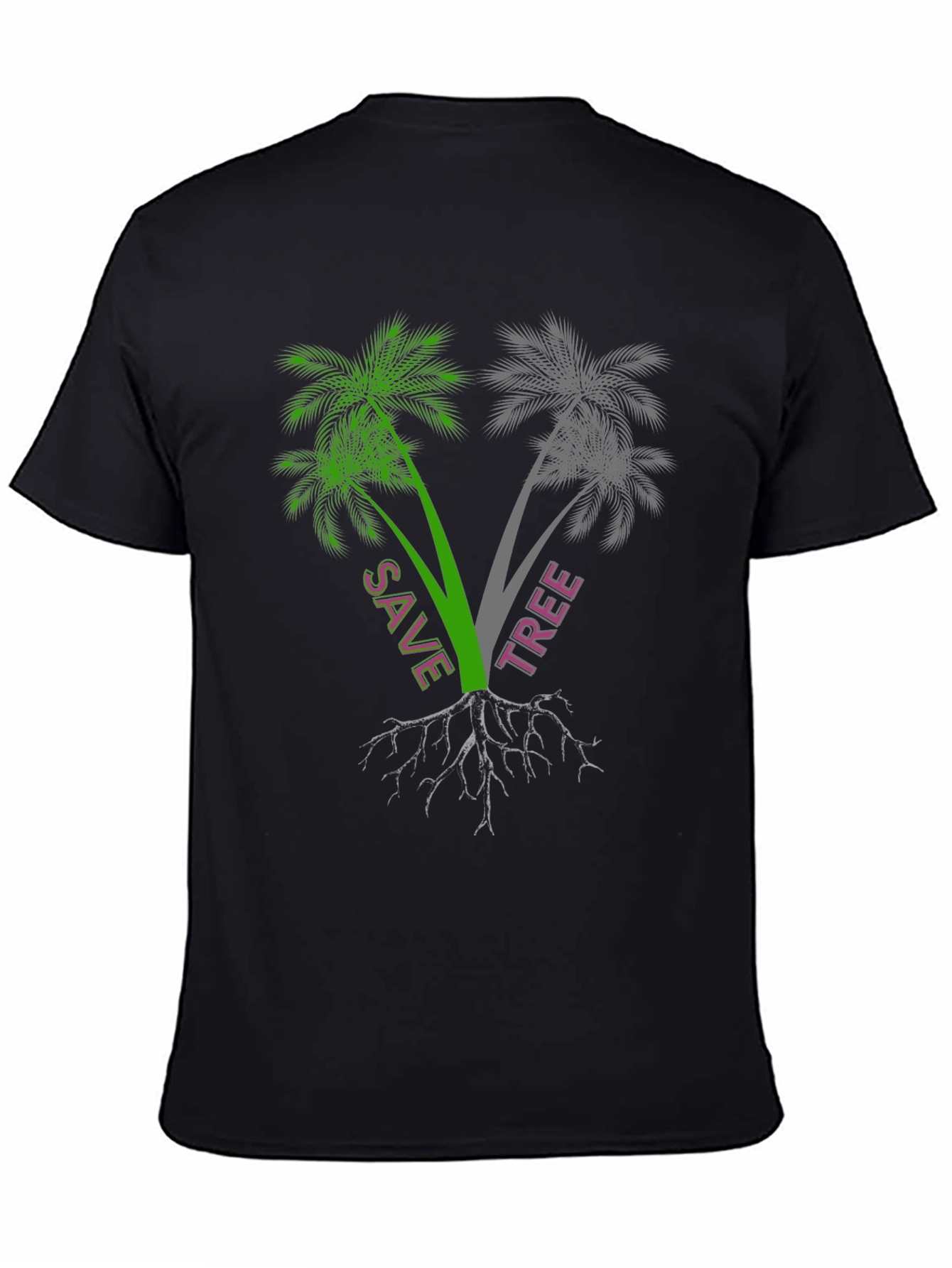 Save Tree Graphic Tee - Eco-Friendly Design