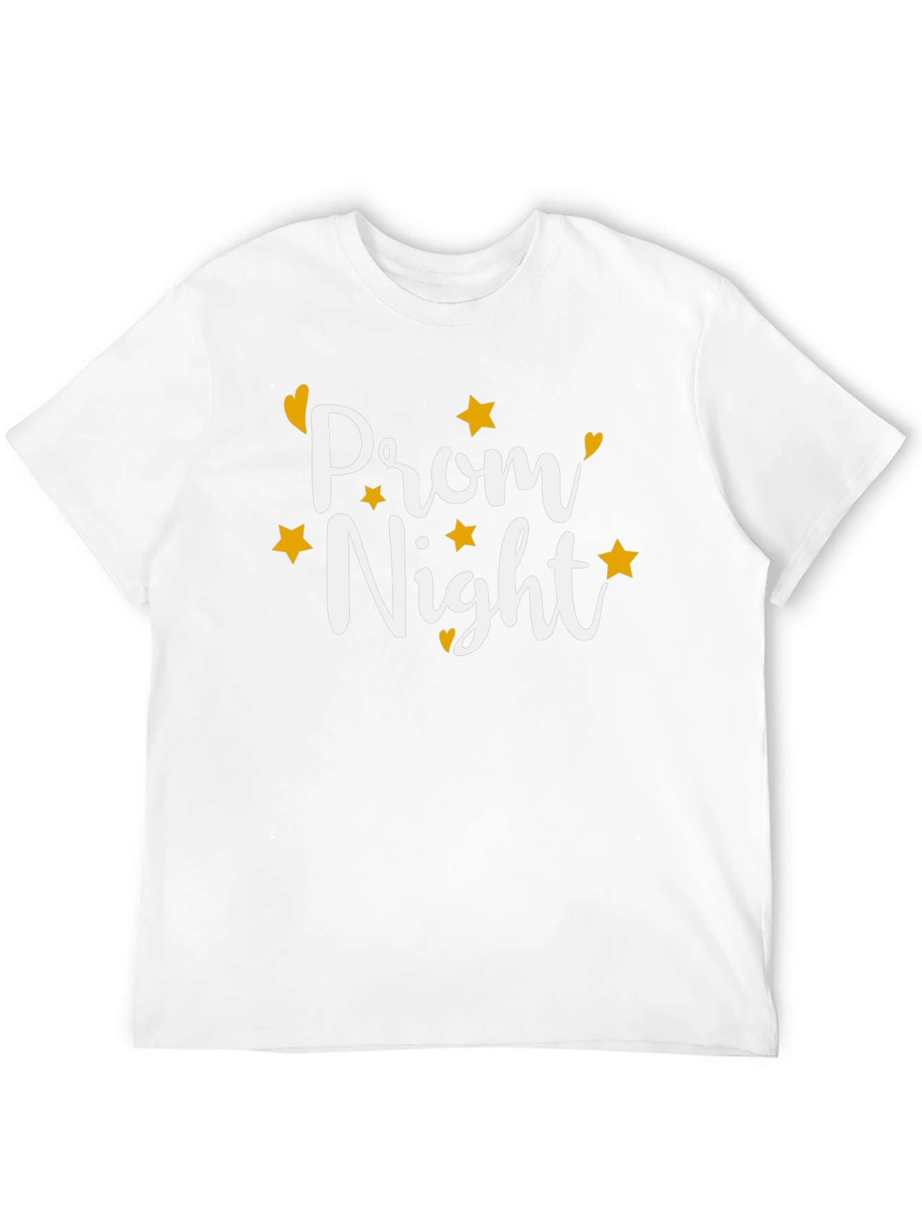 Prom Night Graphic Tee - Black Casual T-Shirt