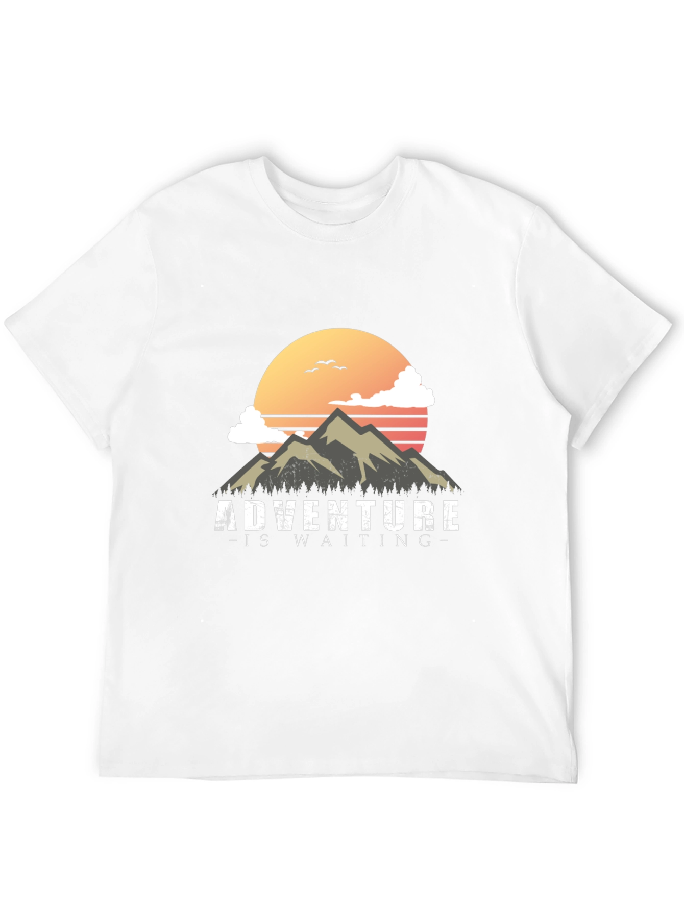 Adventure Awaits Graphic Tee - Black Mountain Shirt
