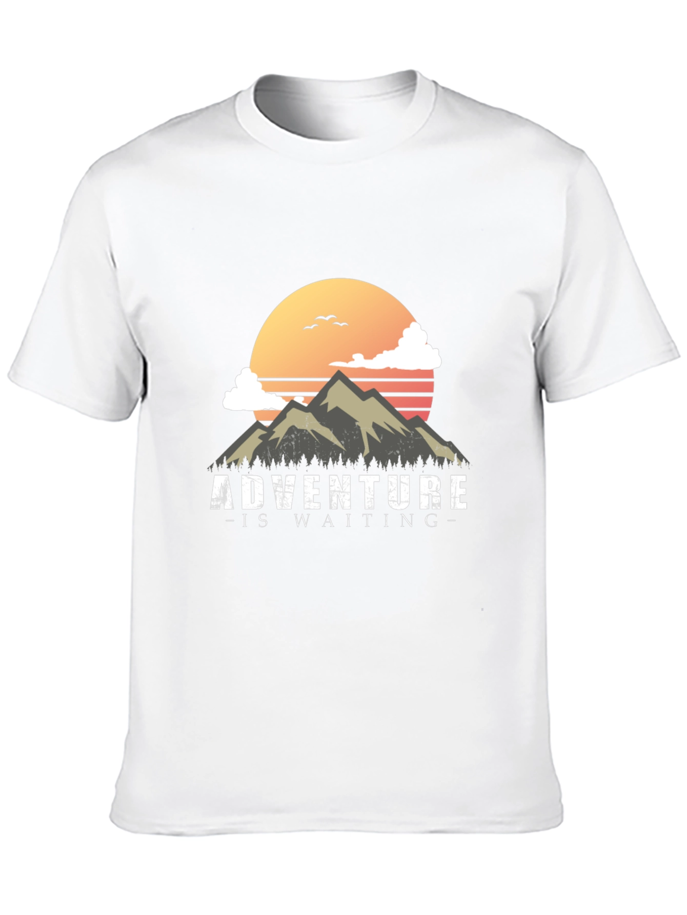 Adventure Awaits Graphic Tee - Black Mountain Shirt