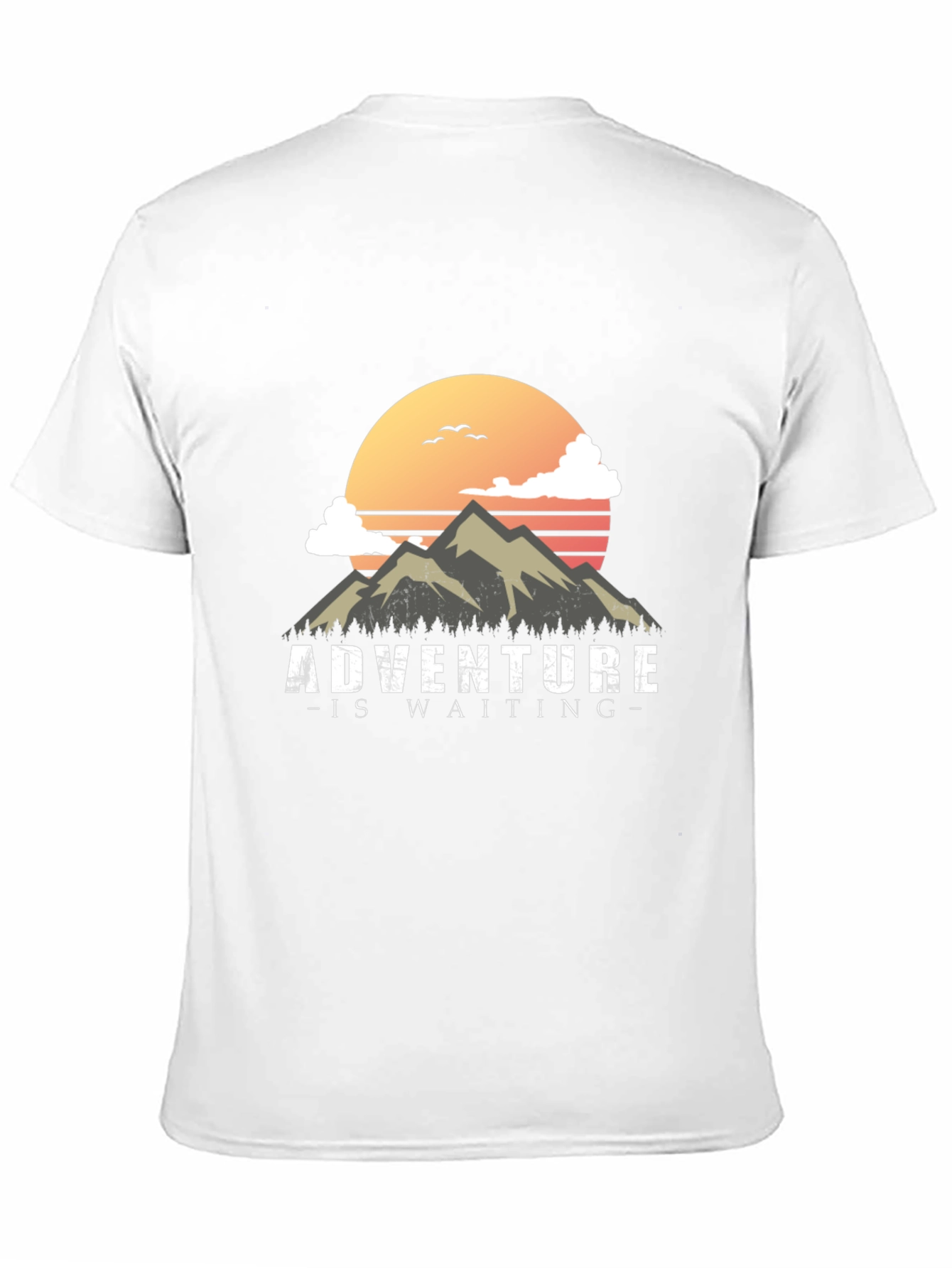Adventure Awaits Graphic Tee - Black Mountain Shirt