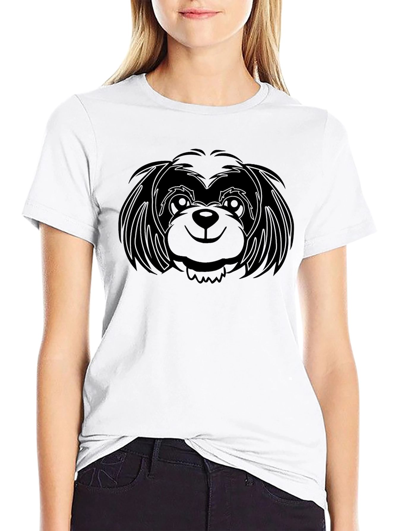 Cute Dog Graphic T-Shirt – Casual Dog Lover Tee