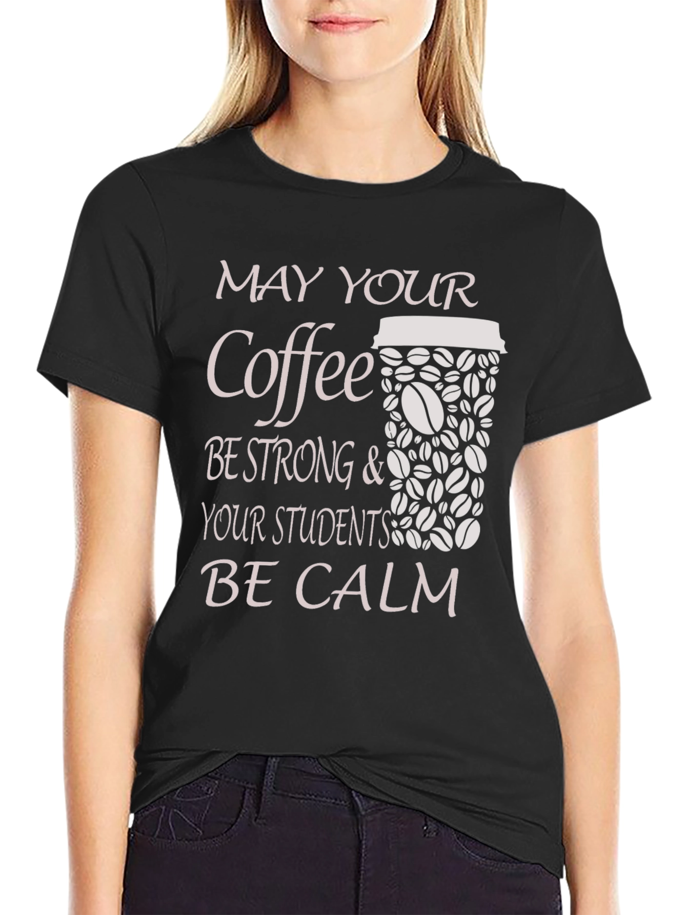 Coffee & Students Tee - Teacher Appreciation Gift