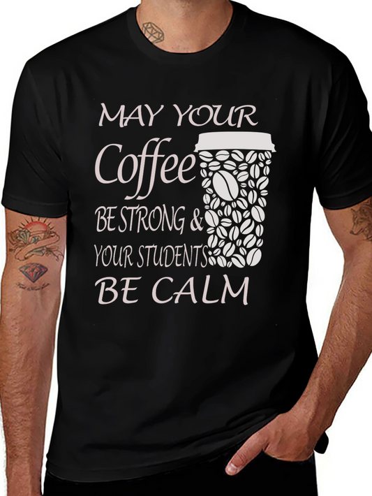 Coffee & Students Tee - Teacher Appreciation Gift