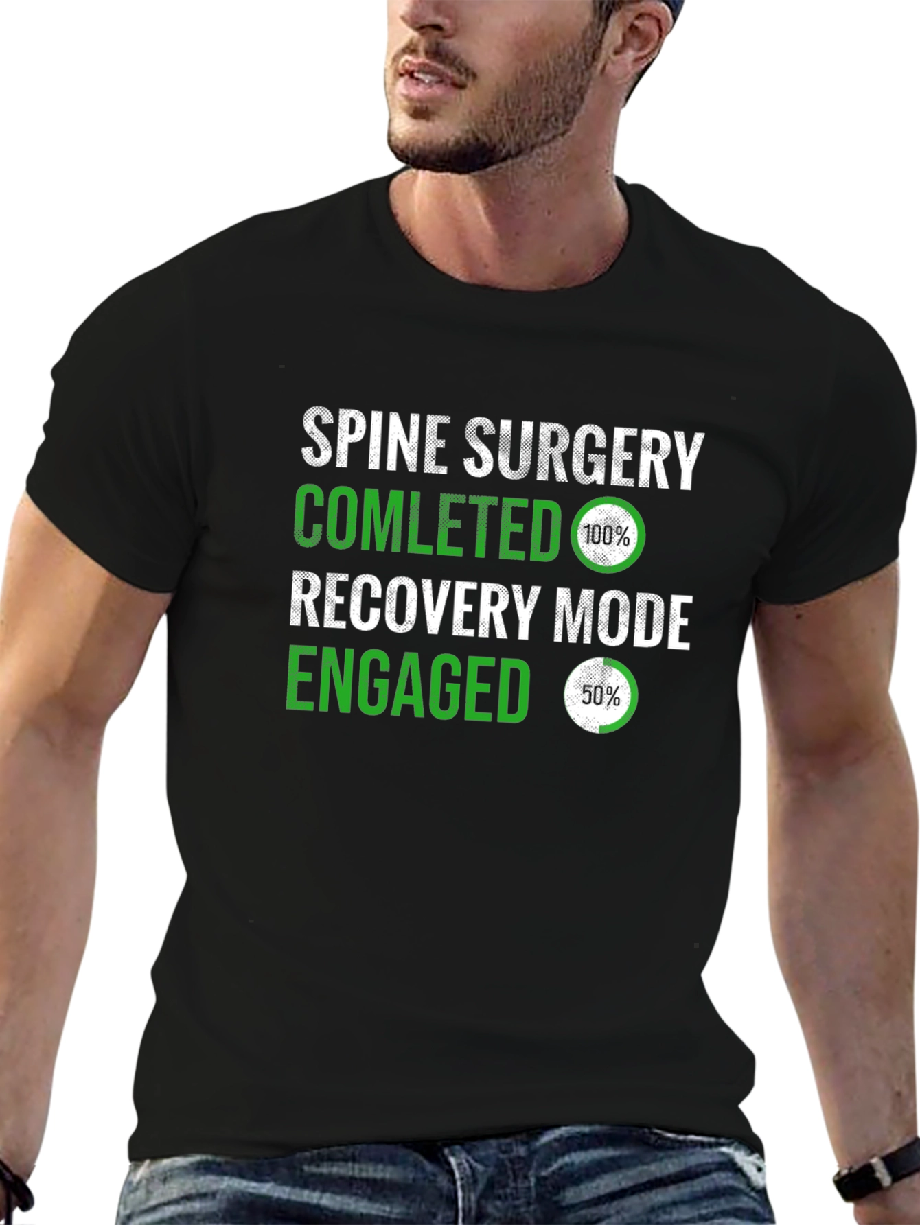 Spine Surgery Recovery Mode T-Shirt