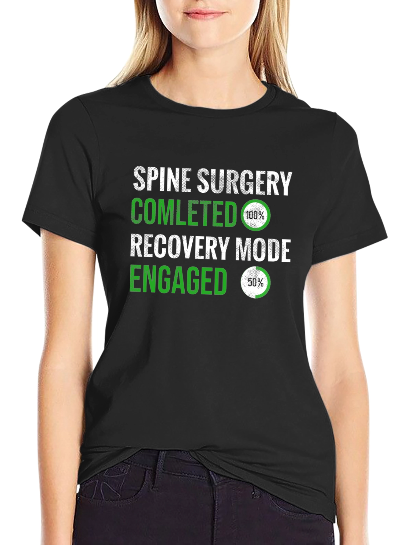 Spine Surgery Recovery Mode T-Shirt