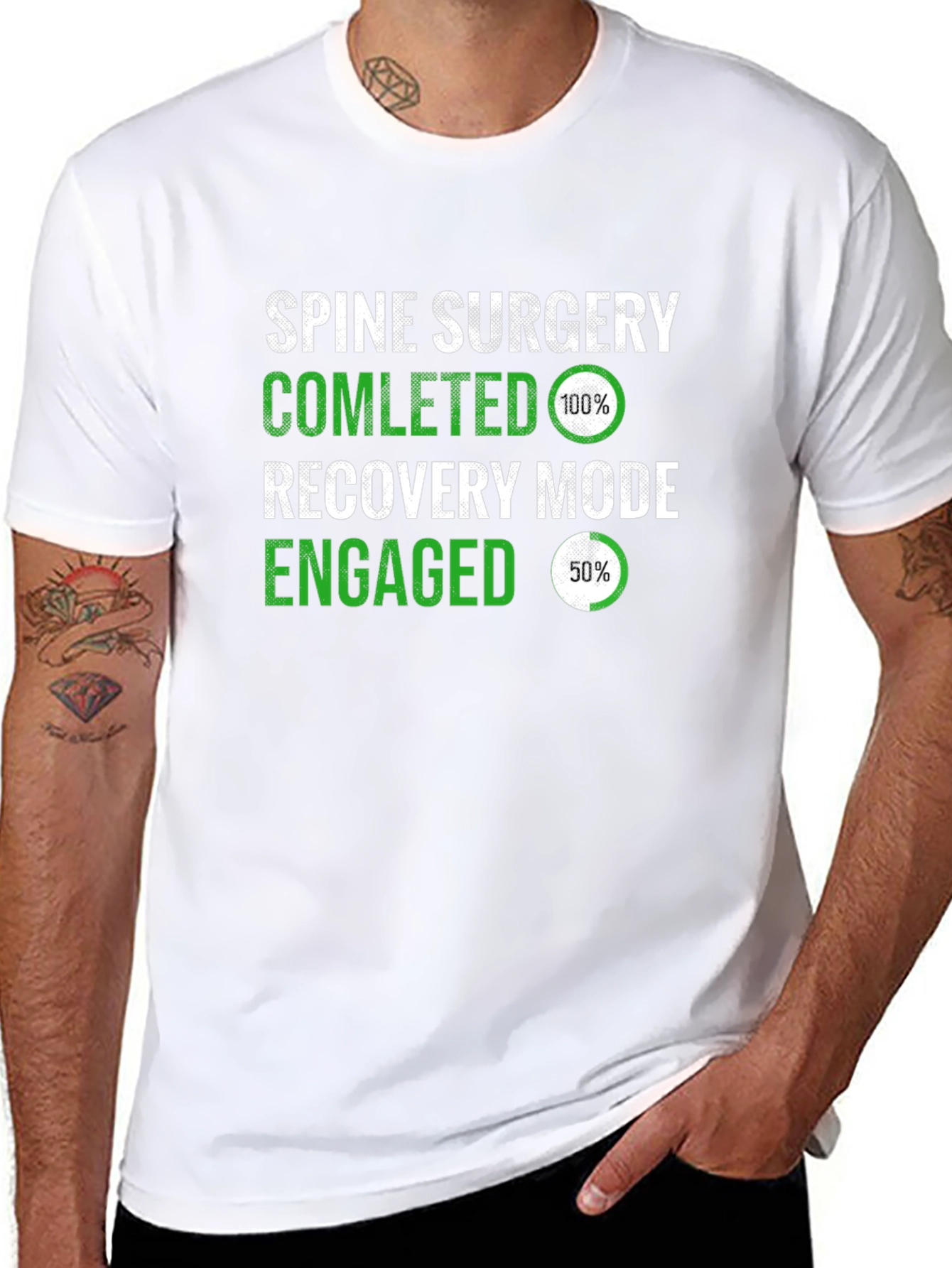 Spine Surgery Recovery Mode T-Shirt