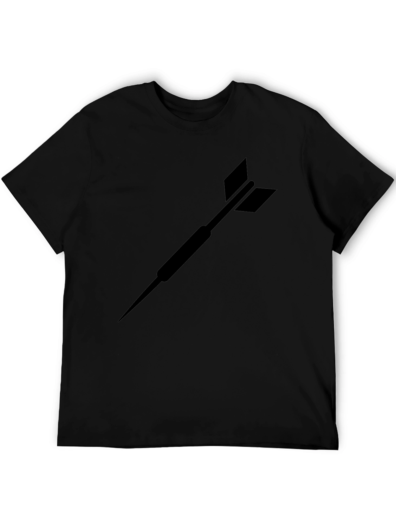 Black Dart T-Shirt: Classic Tee for Dart Players