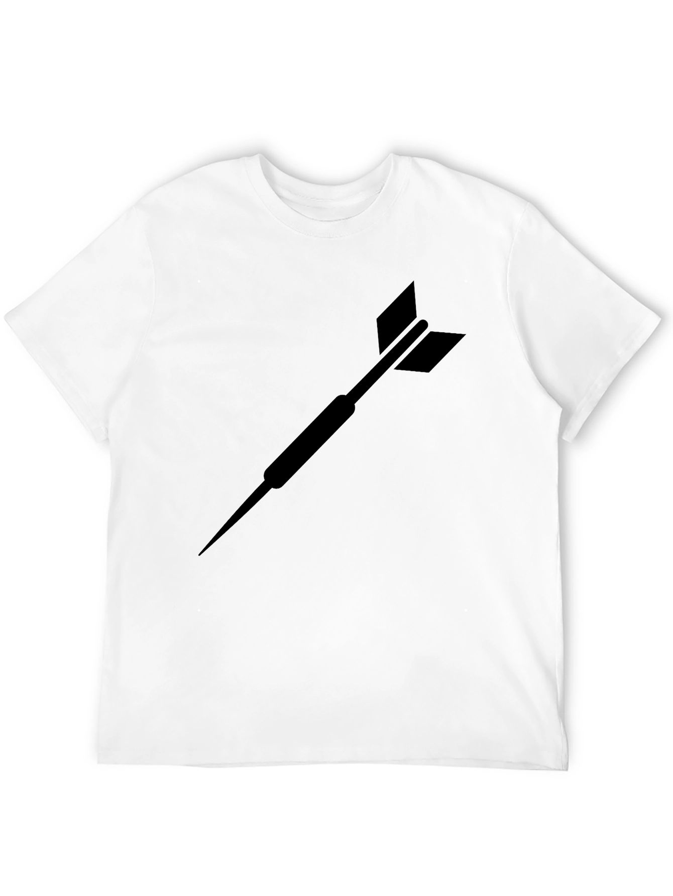 Black Dart T-Shirt: Classic Tee for Dart Players