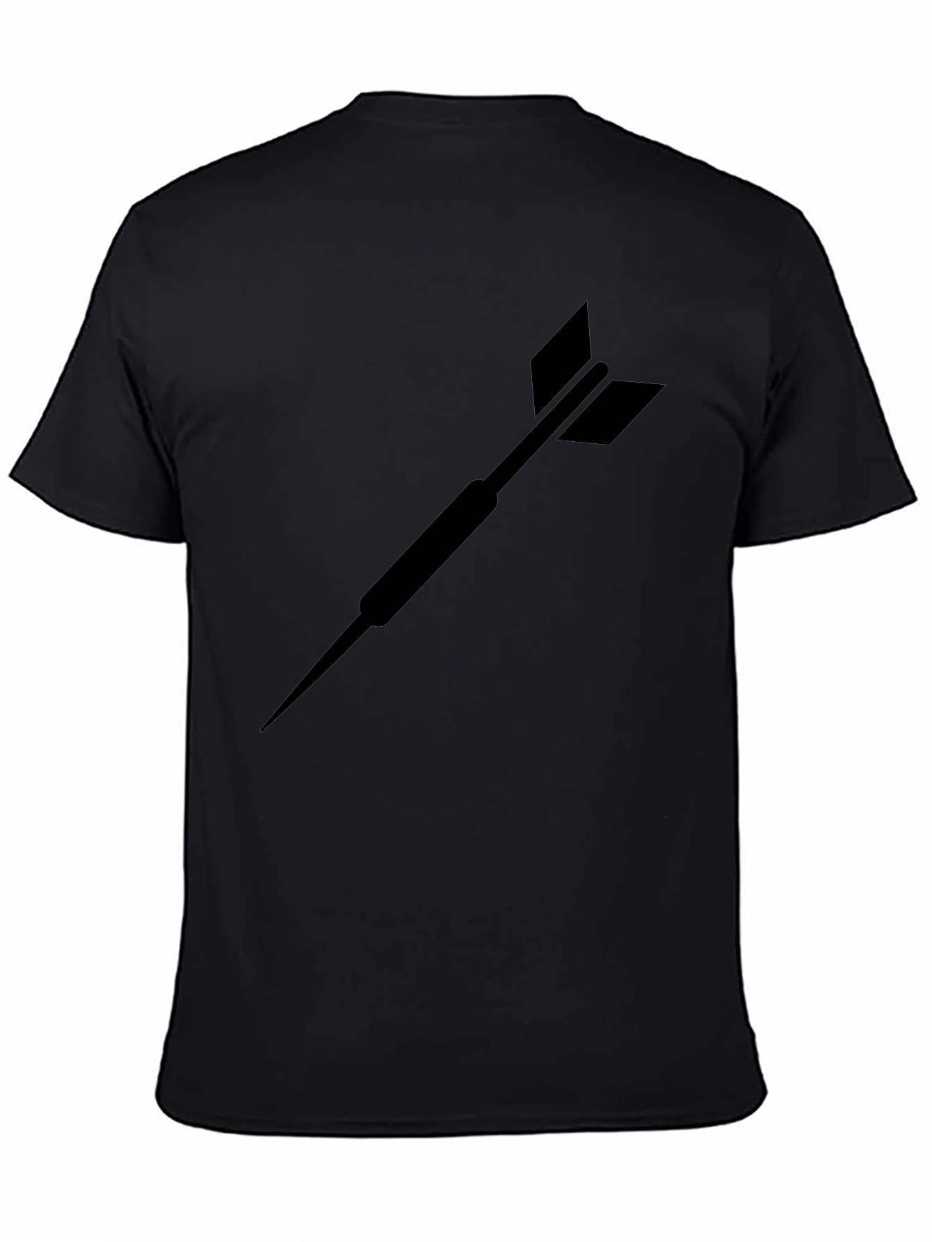 Black Dart T-Shirt: Classic Tee for Dart Players