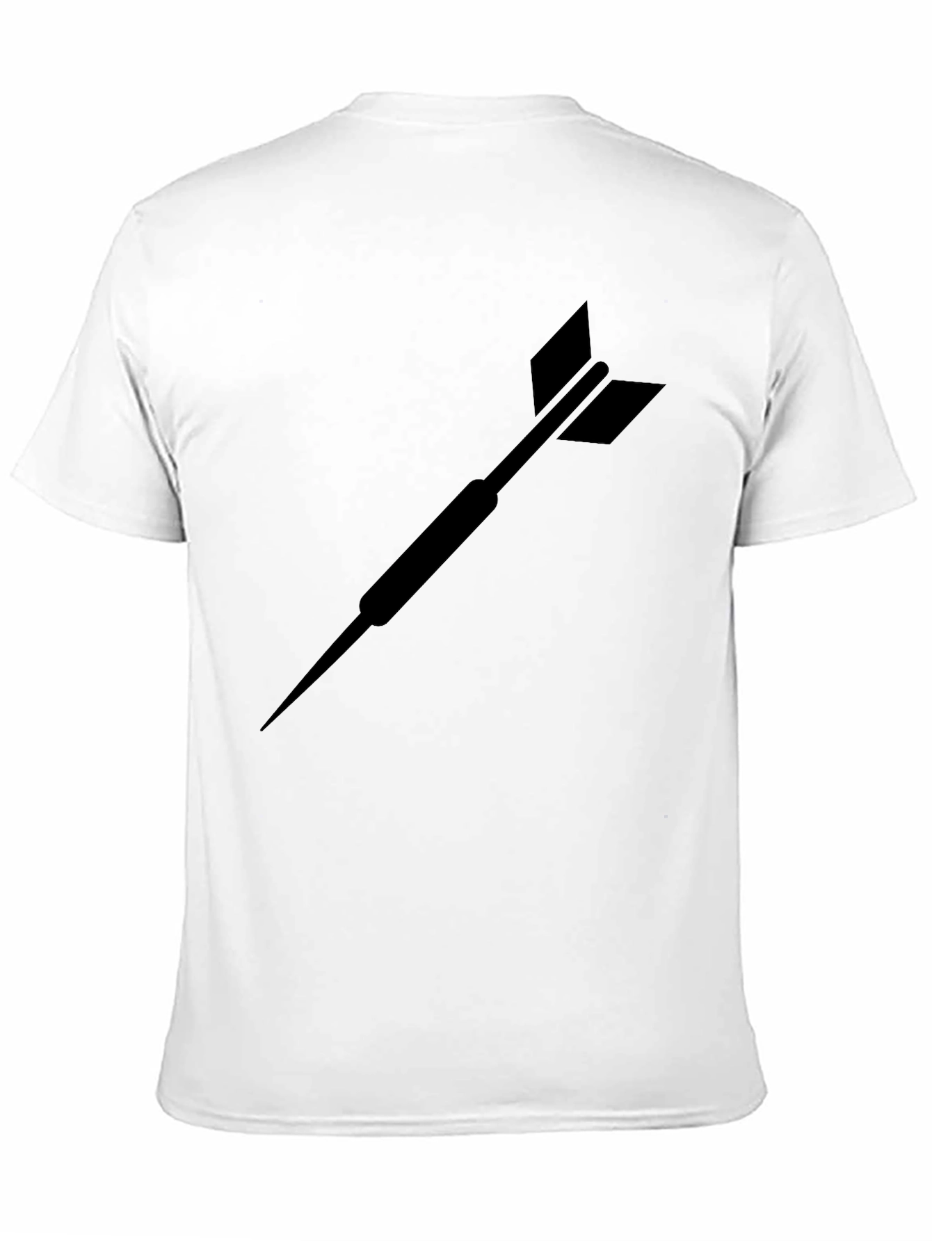 Black Dart T-Shirt: Classic Tee for Dart Players