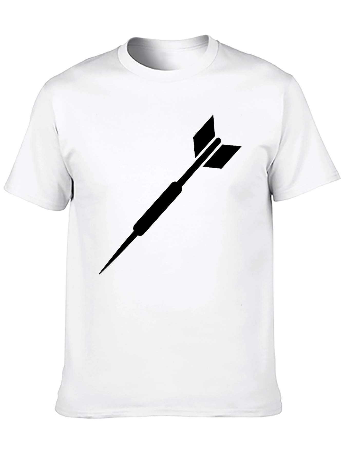 Black Dart T-Shirt: Classic Tee for Dart Players