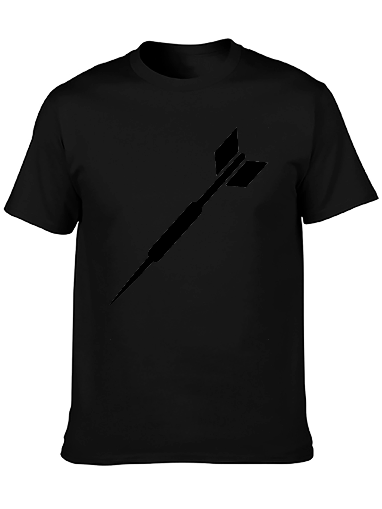 Black Dart T-Shirt: Classic Tee for Dart Players