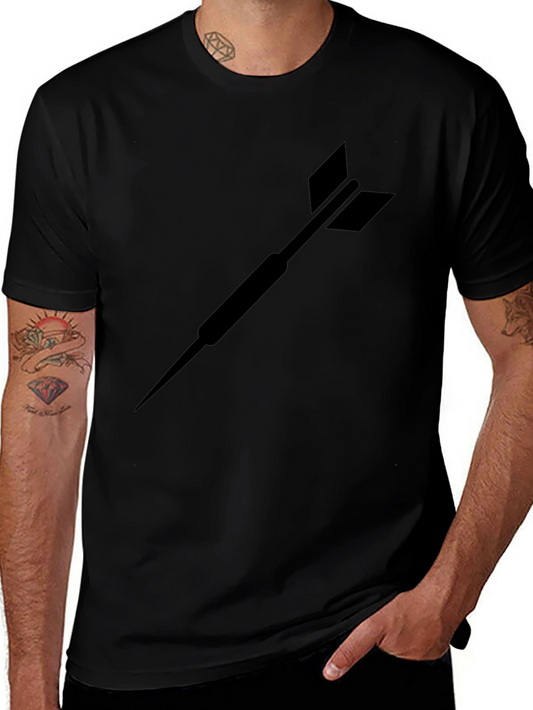 Black Dart T-Shirt: Classic Tee for Dart Players
