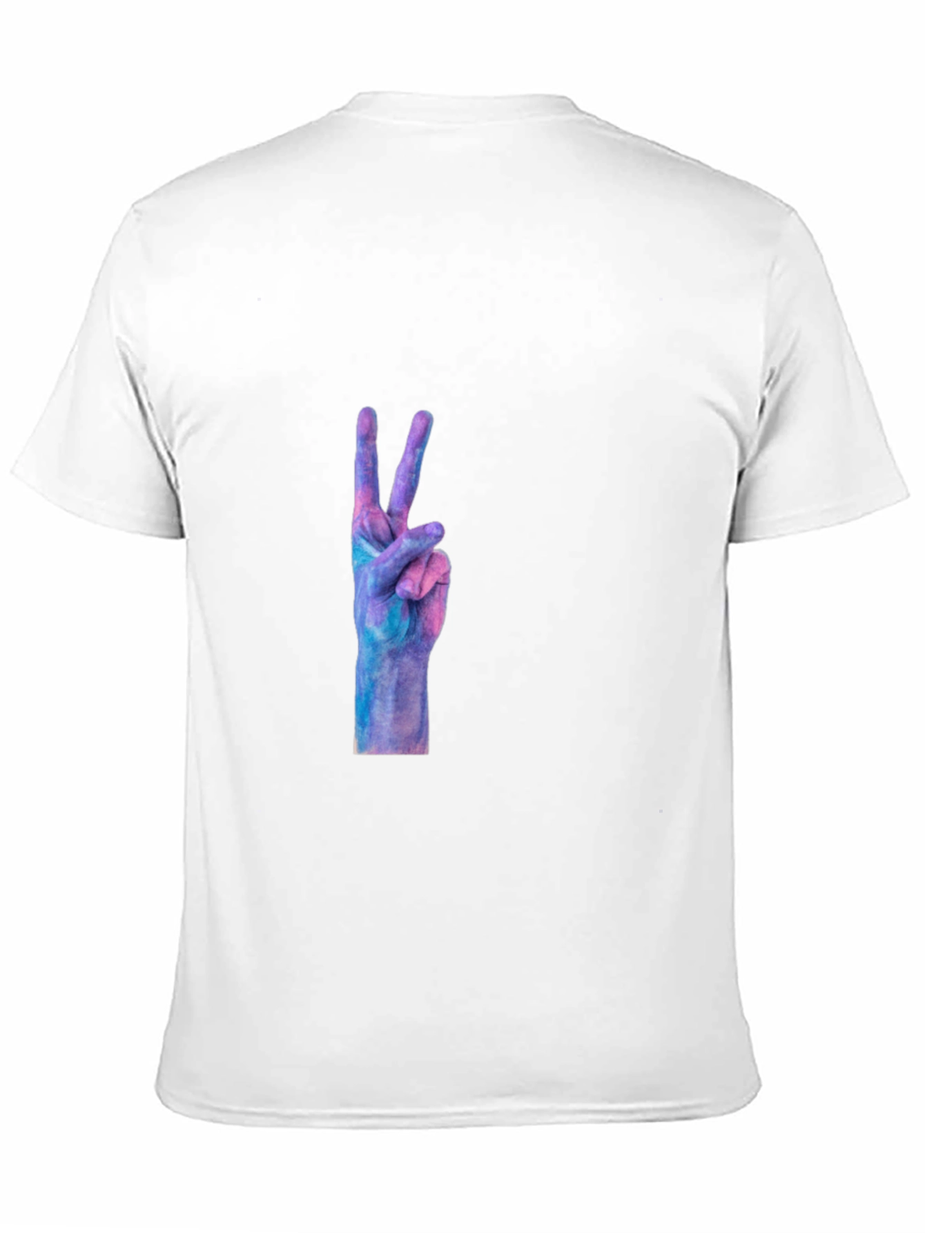Peace Sign Graphic Black T-Shirt