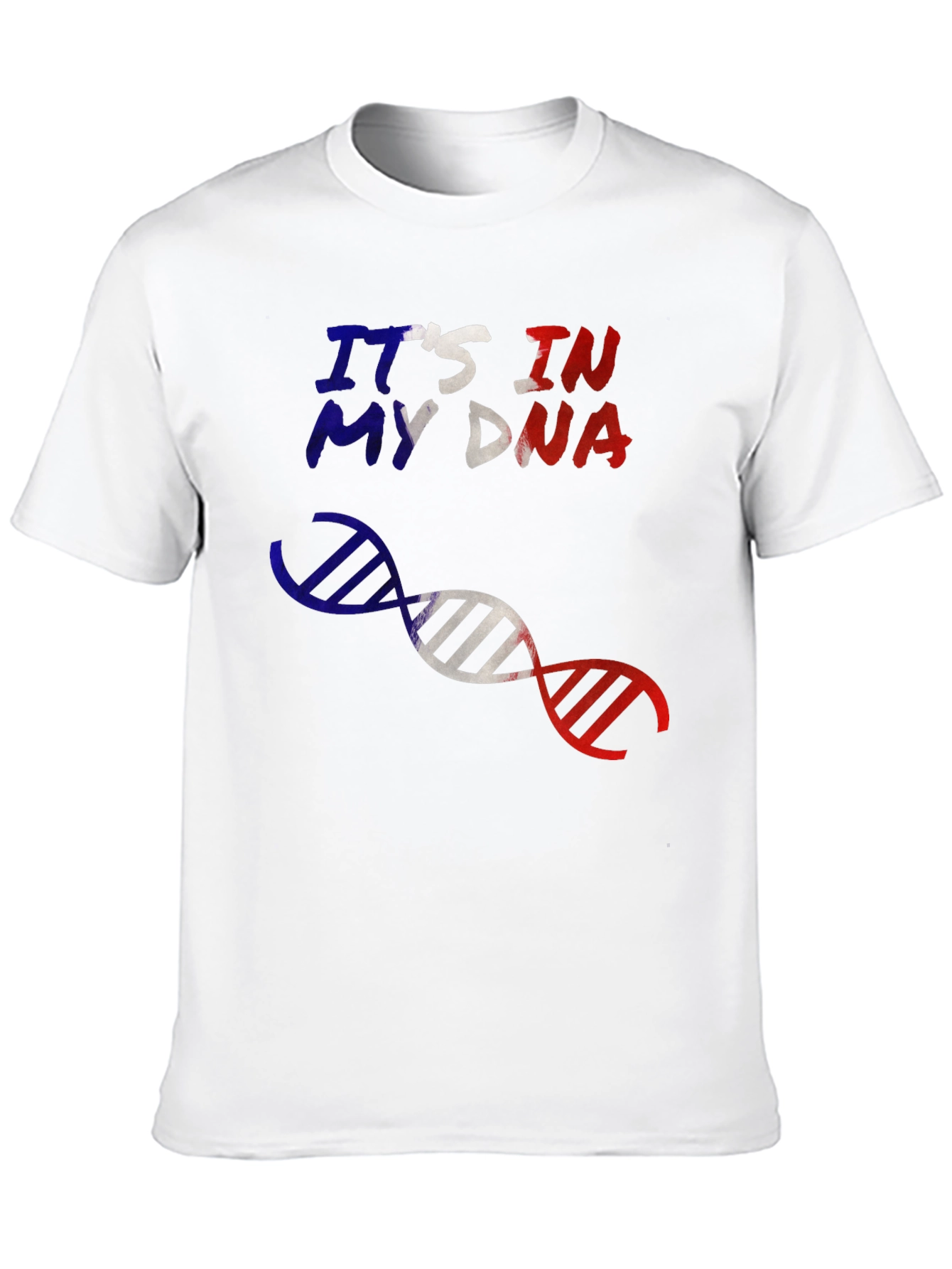 Patriotic DNA Graphic Tee - Show Your Roots!