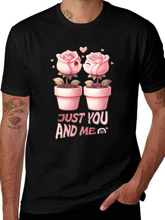Just You and Me Graphic Tee - Valentines Day Gift