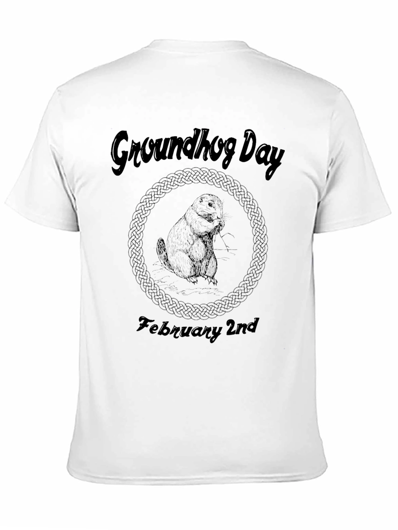 Groundhog Day February 2nd Black T-Shirt