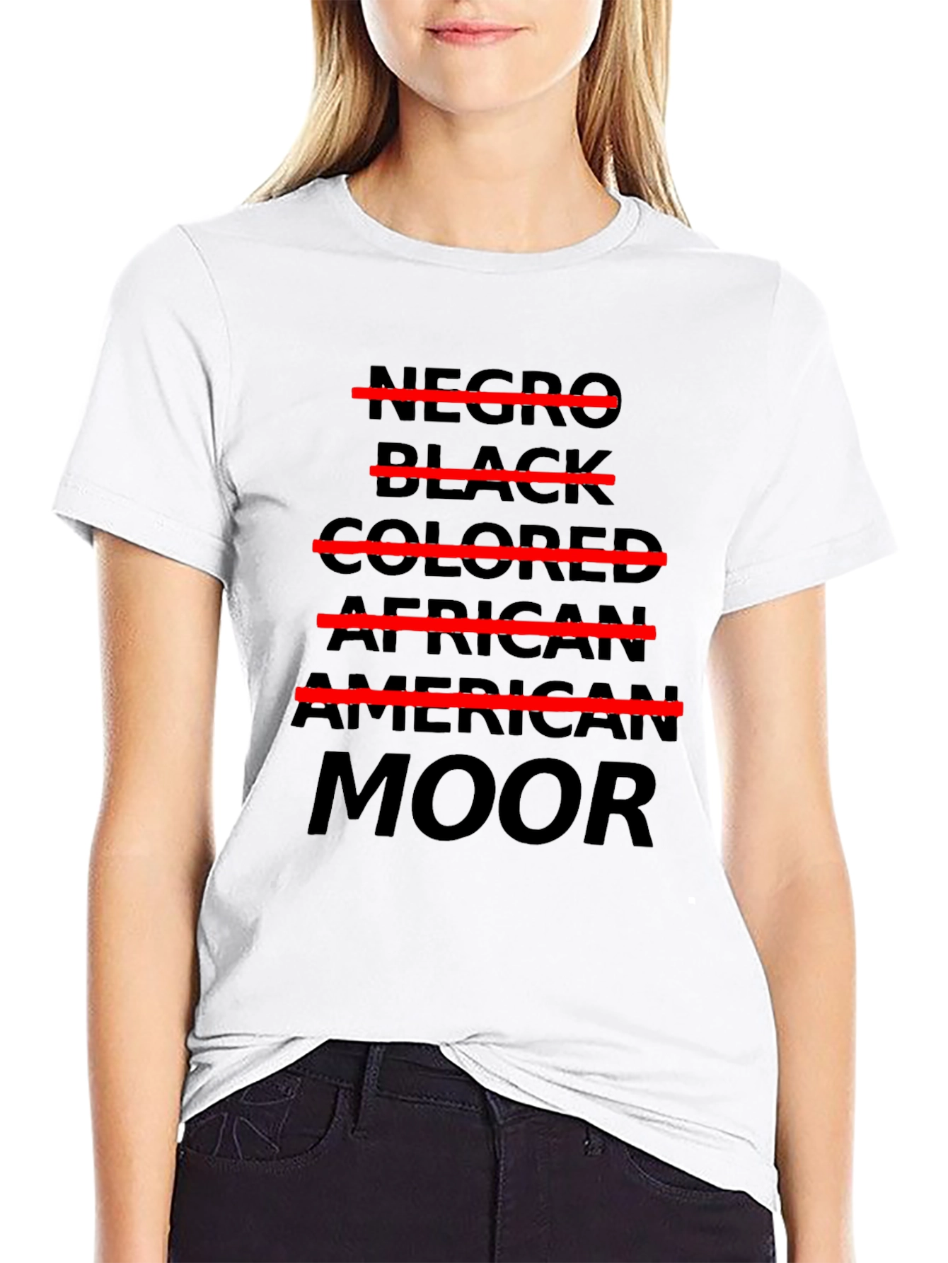 Provocative Negro Crossed Out T-Shirt