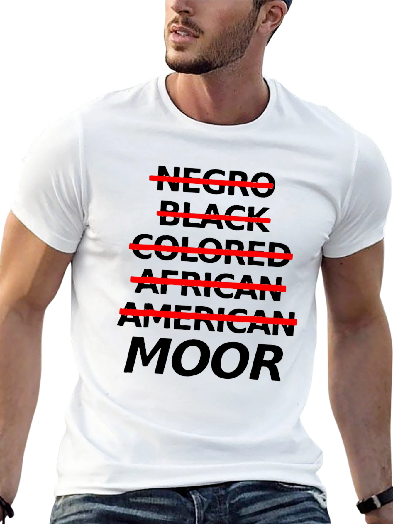 Provocative Negro Crossed Out T-Shirt