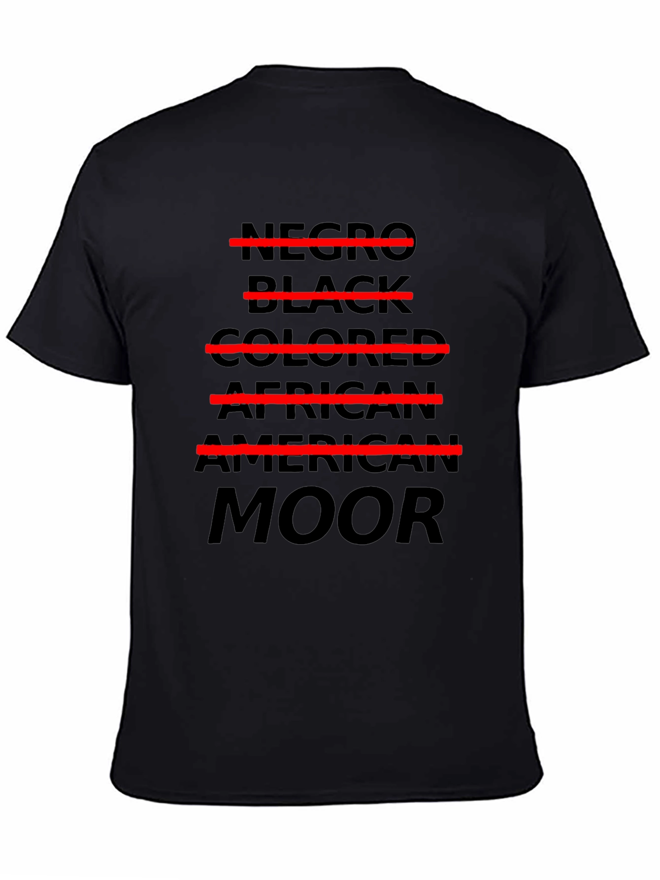 Provocative Negro Crossed Out T-Shirt