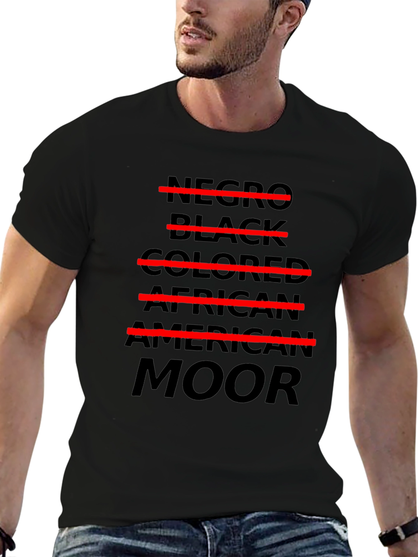 Provocative Negro Crossed Out T-Shirt