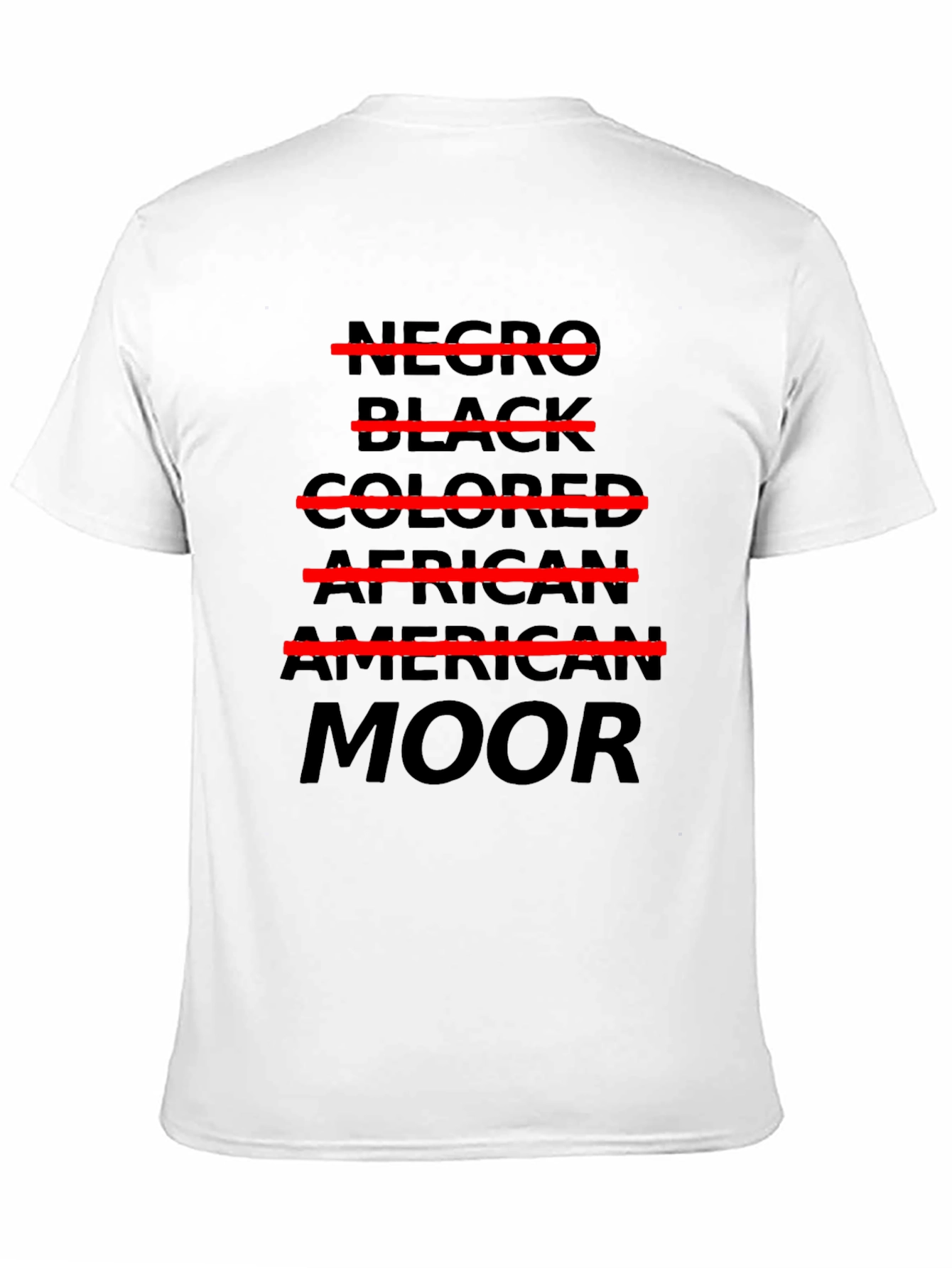Provocative Negro Crossed Out T-Shirt