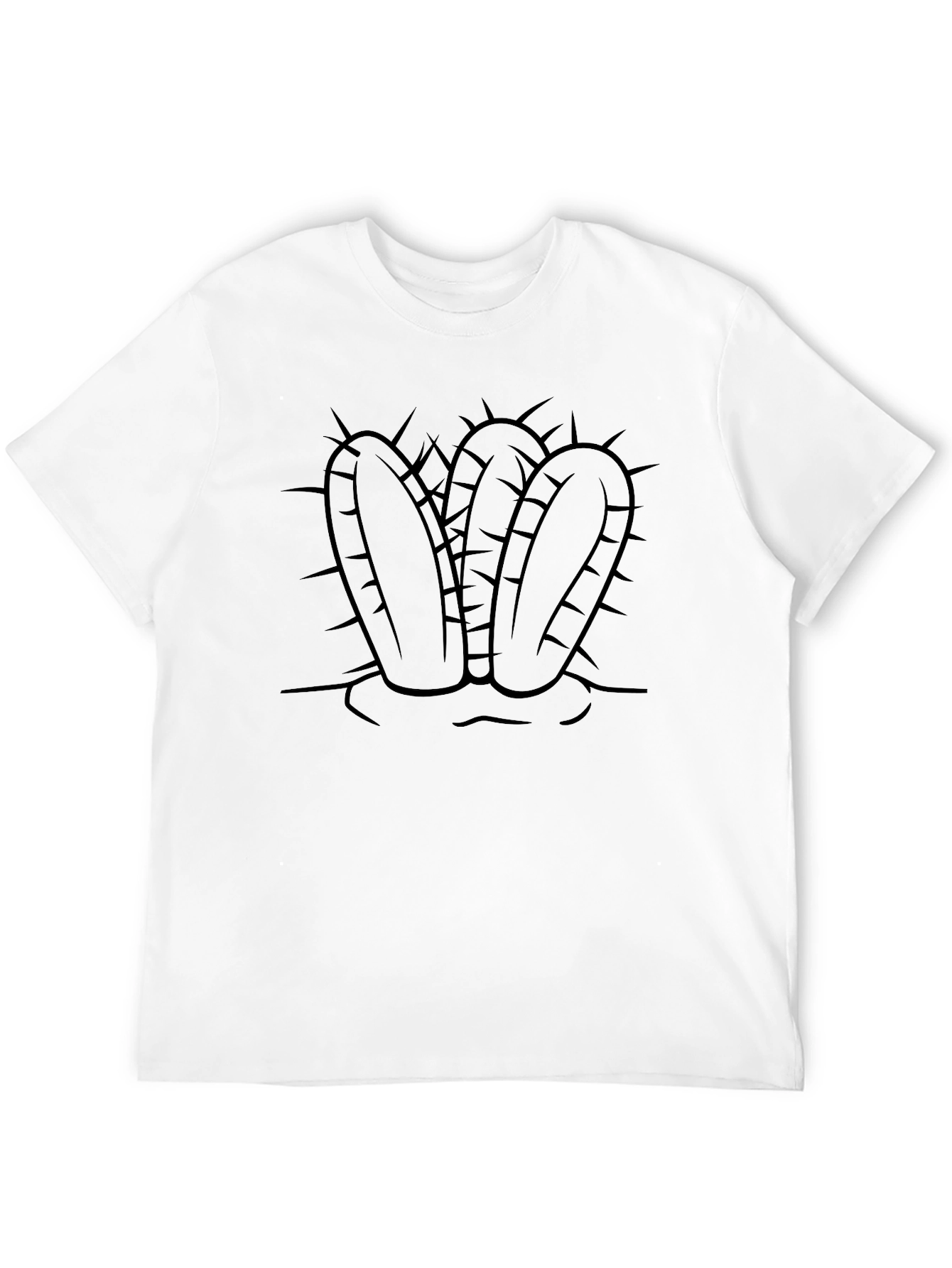 Cactus Graphic T-Shirt - Unique Plant Tee