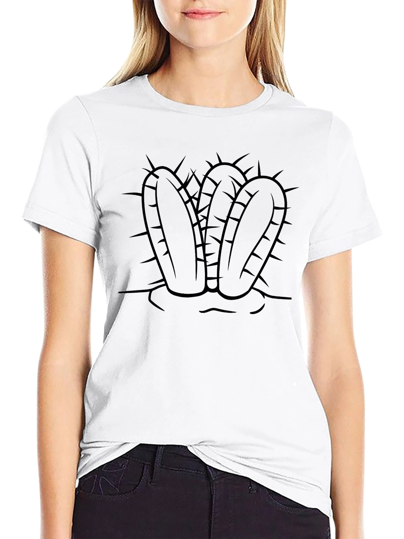 Cactus Graphic T-Shirt - Unique Plant Tee