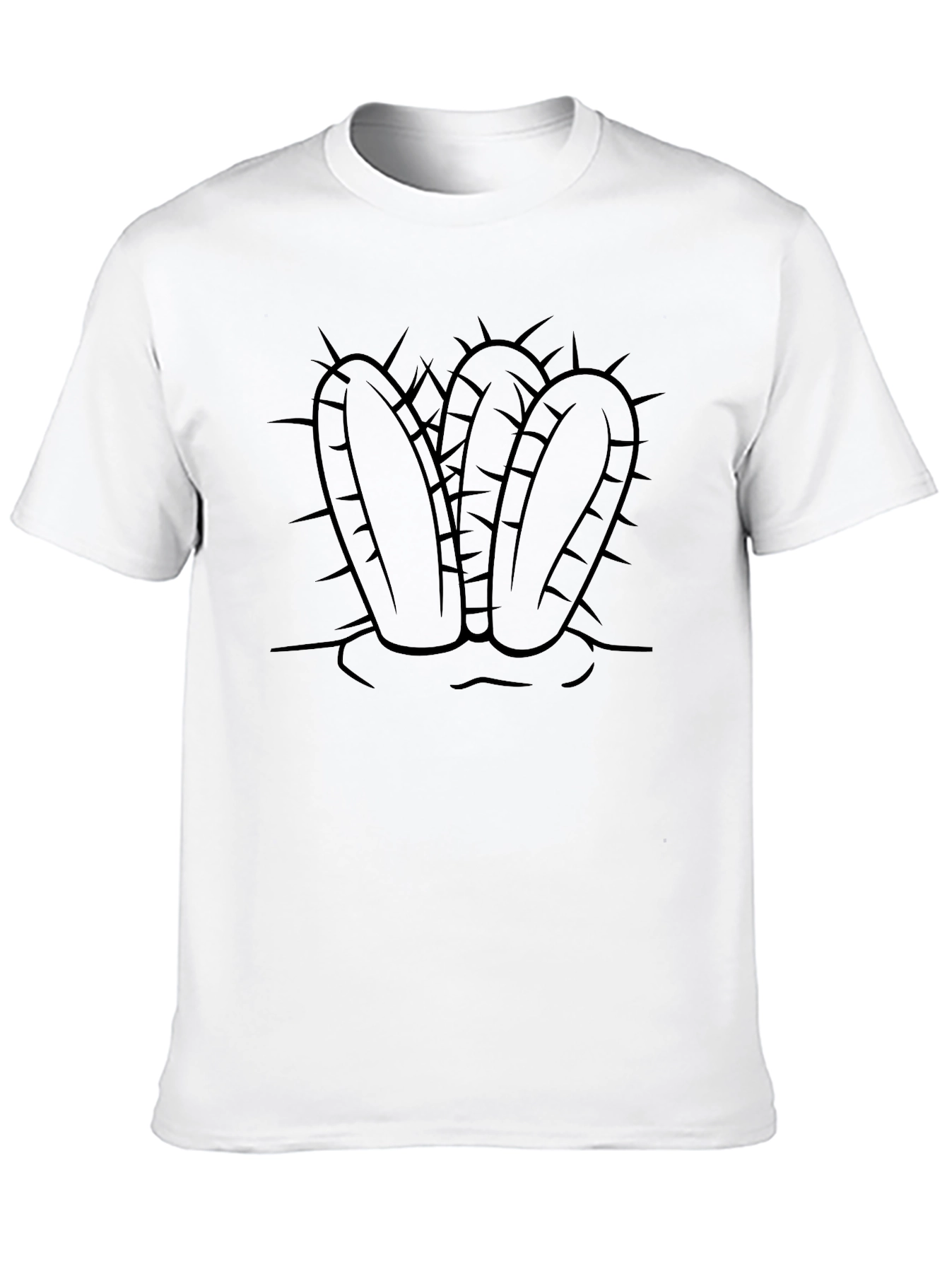 Cactus Graphic T-Shirt - Unique Plant Tee