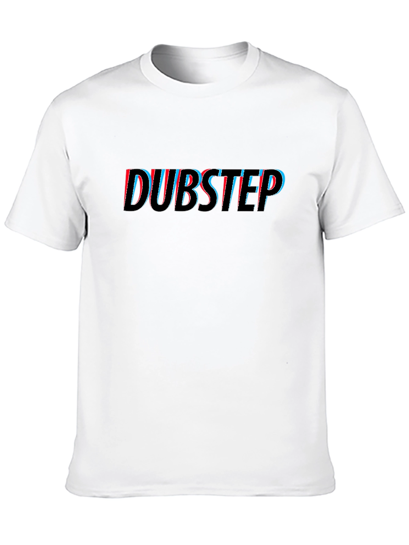 Dubstep Graphic Print Black T-Shirt