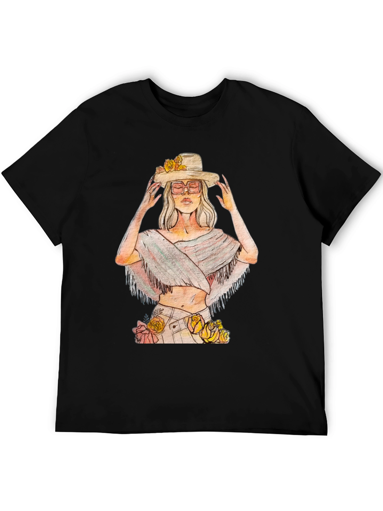 Boho Chic Womans Graphic Tee
