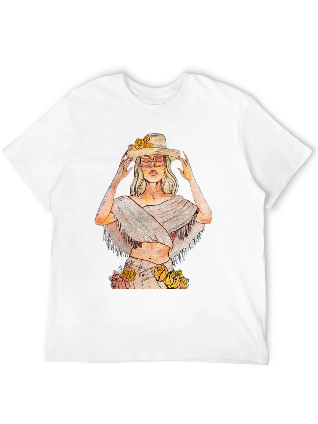 Boho Chic Womans Graphic Tee