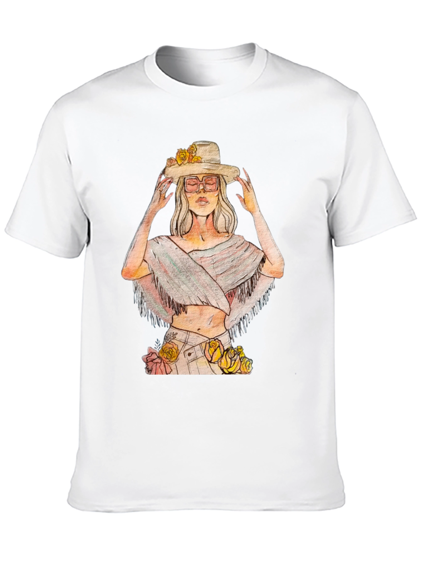 Boho Chic Womans Graphic Tee