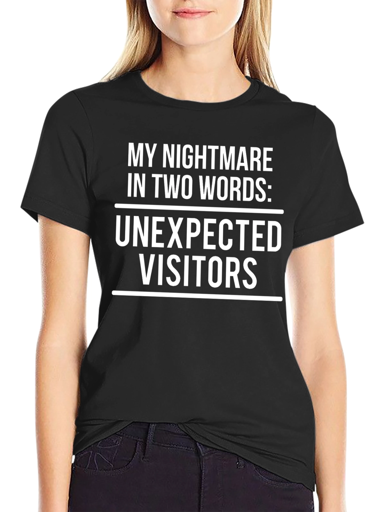 Funny Unexpected Visitors Graphic T-Shirt
