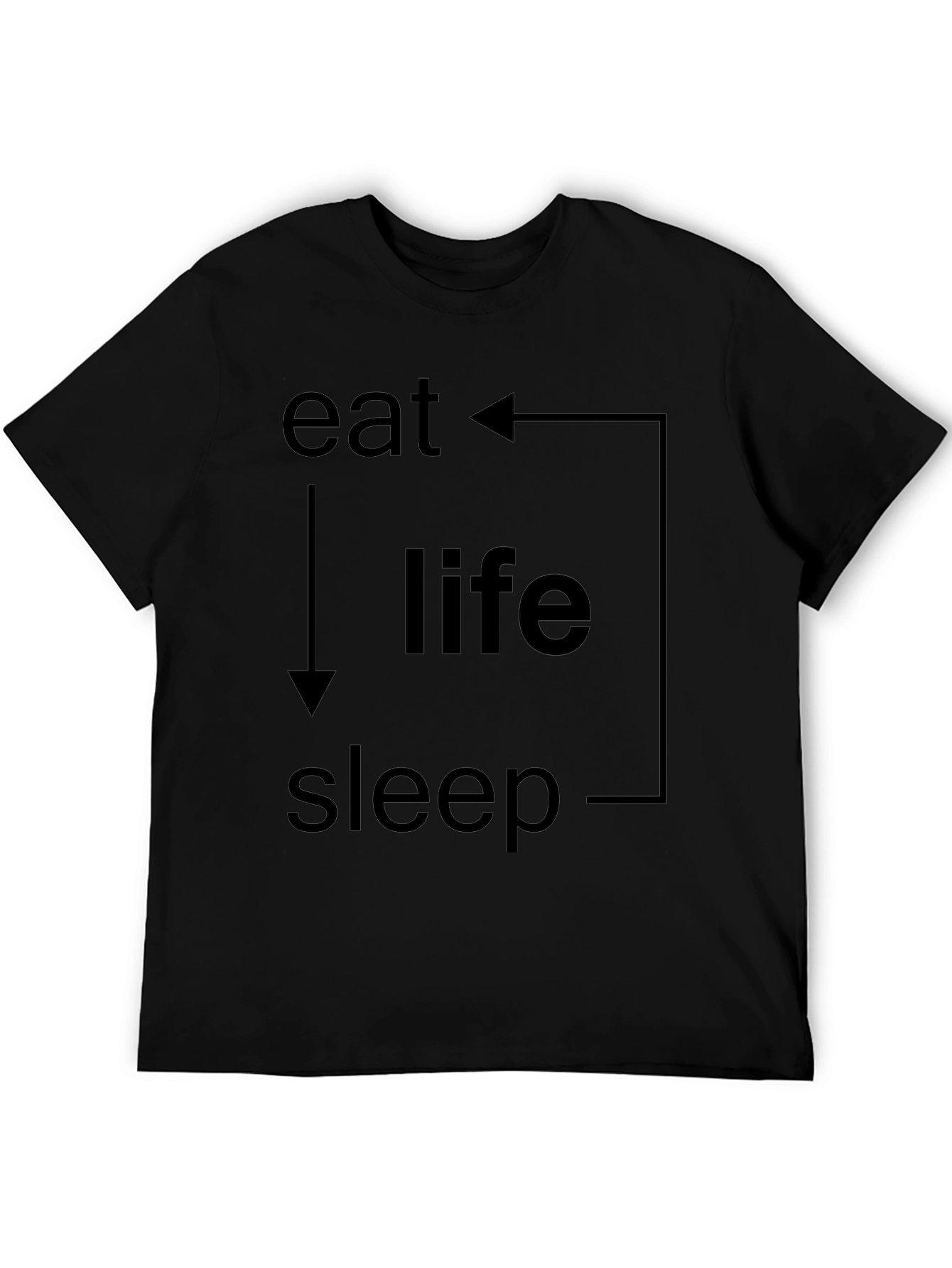 Eat Life Sleep Cycle Graphic T-Shirt