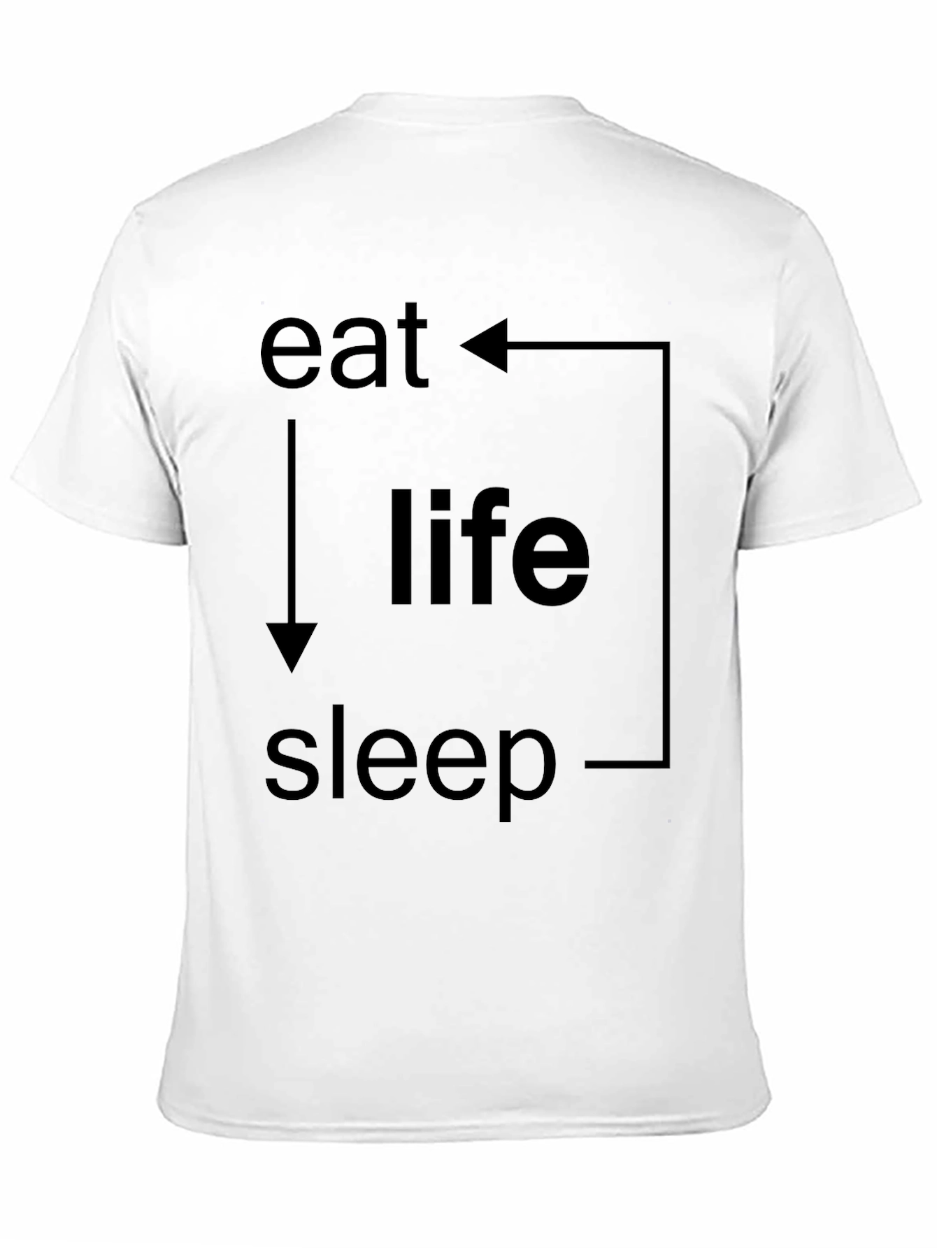 Eat Life Sleep Cycle Graphic T-Shirt
