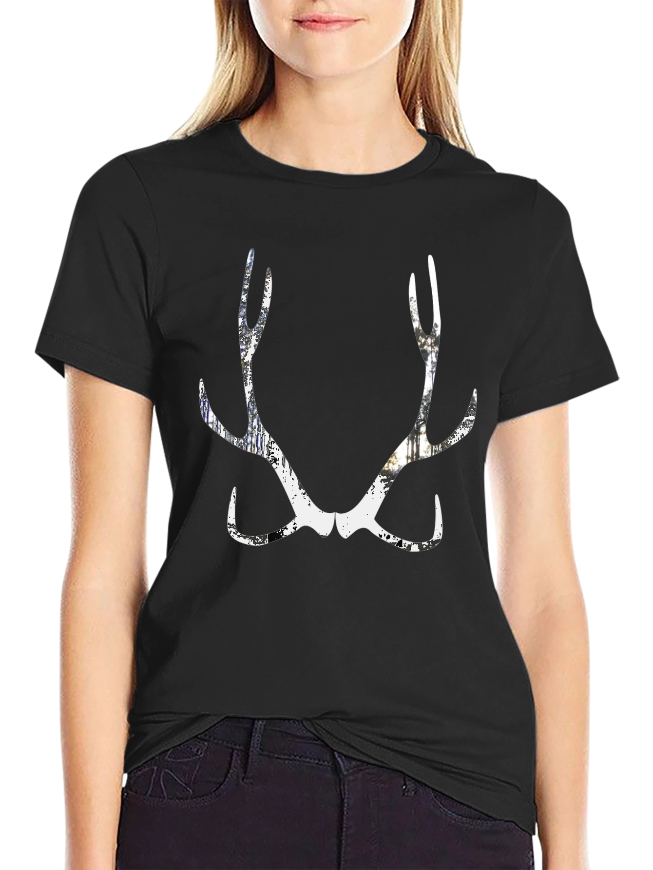 Antler Graphic T-Shirt - Urban Style
