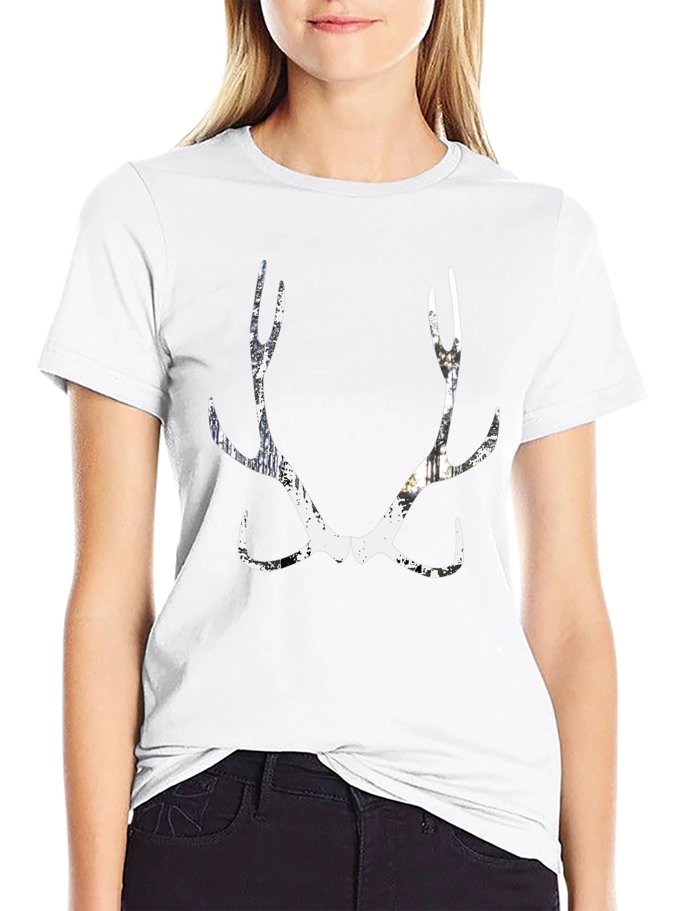 Antler Graphic T-Shirt - Urban Style