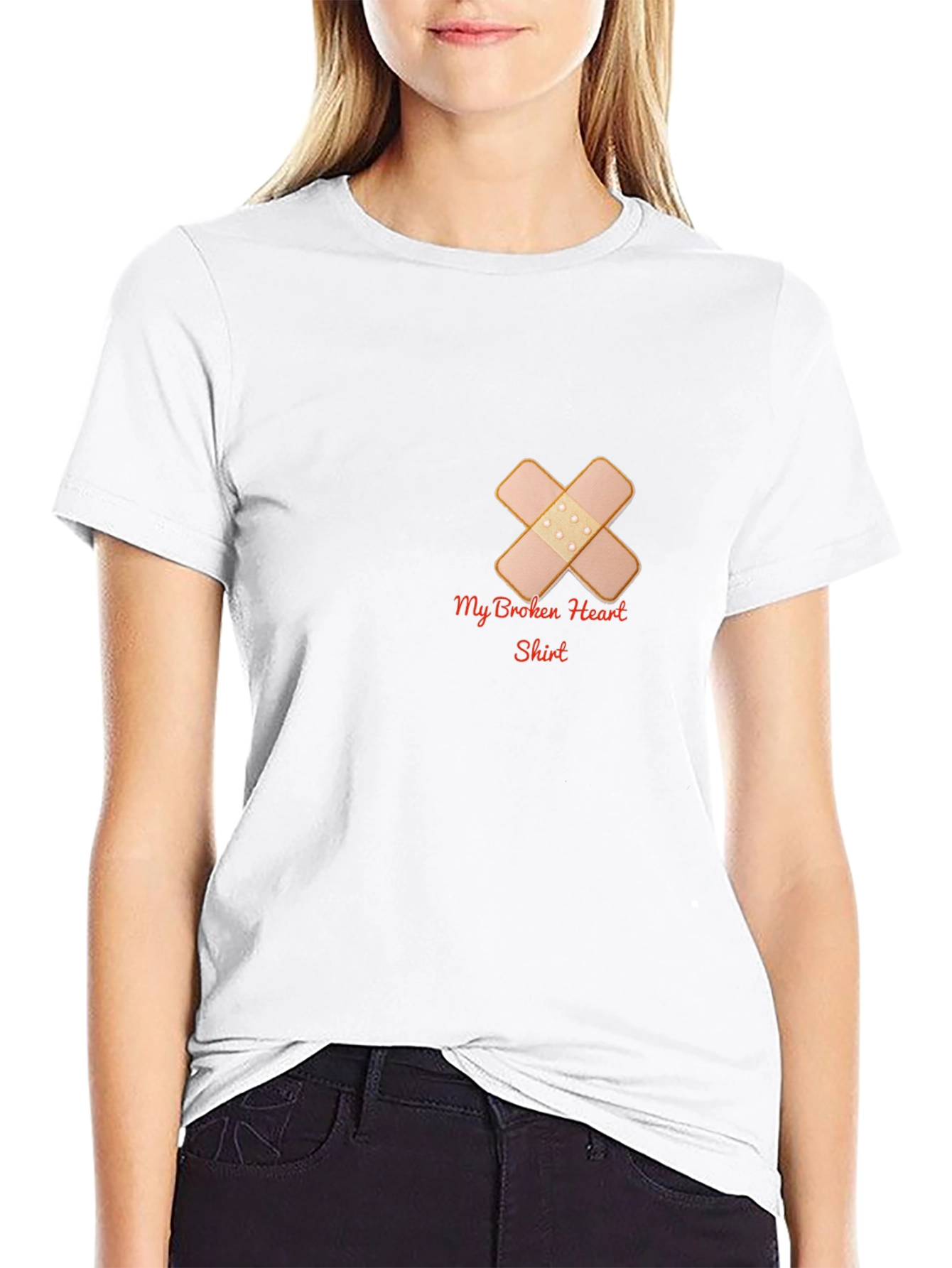 My Broken Heart Band-Aid T-Shirt