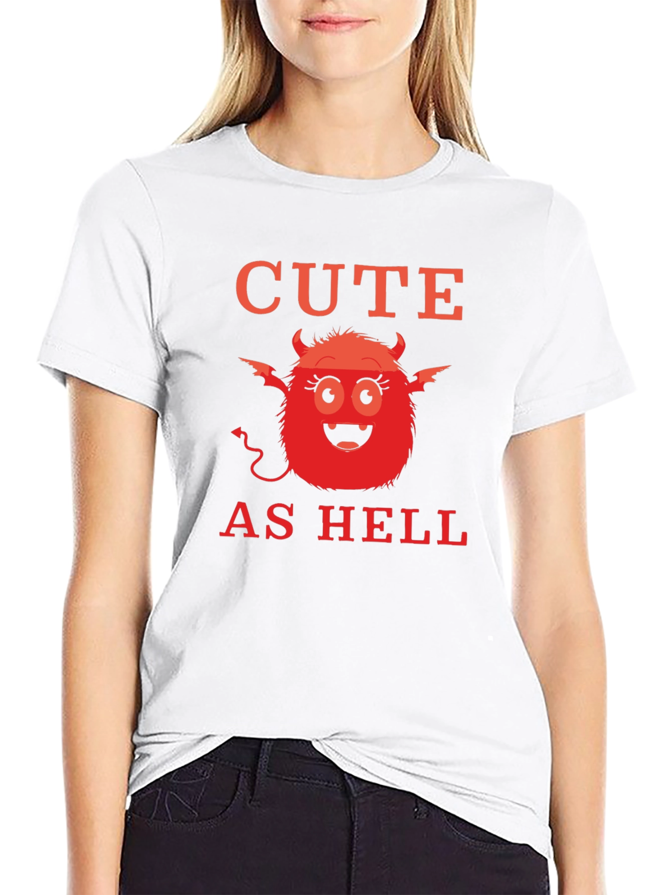 Cute as Hell Graphic T-Shirt