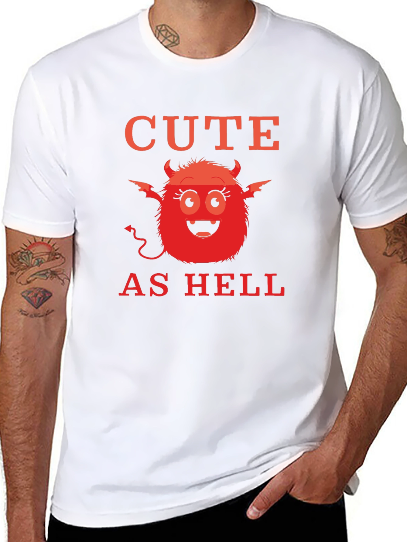Cute as Hell Graphic T-Shirt