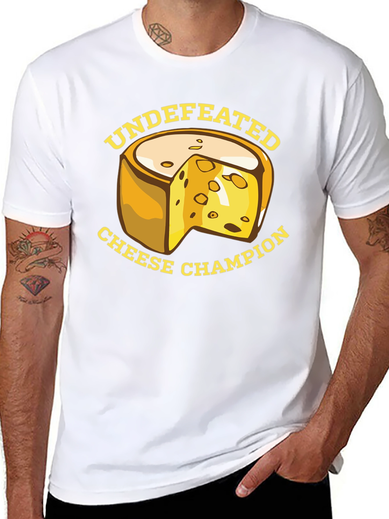 Undefeated Cheese Champion Graphic T-Shirt