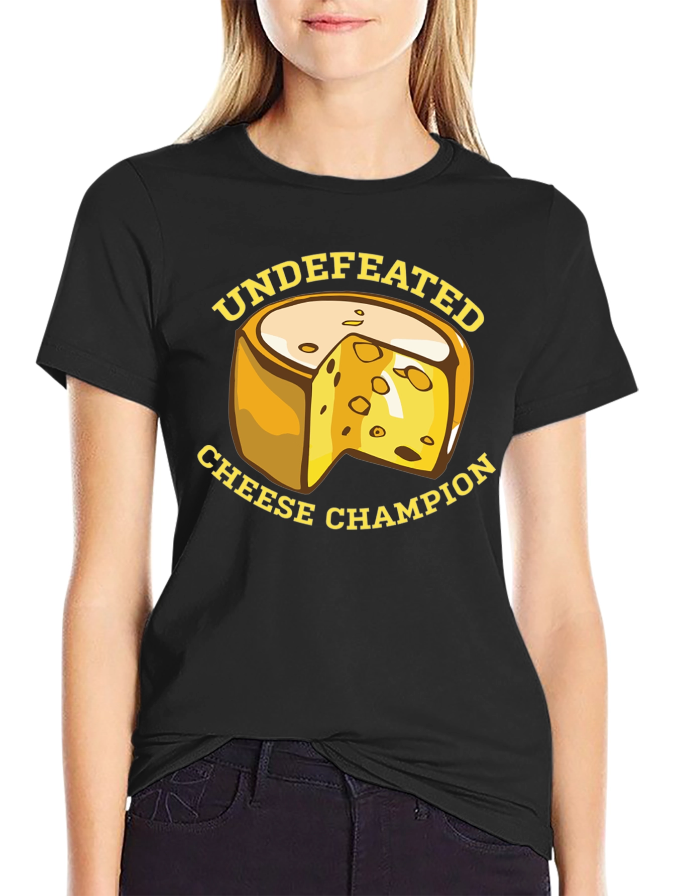 Undefeated Cheese Champion Graphic T-Shirt