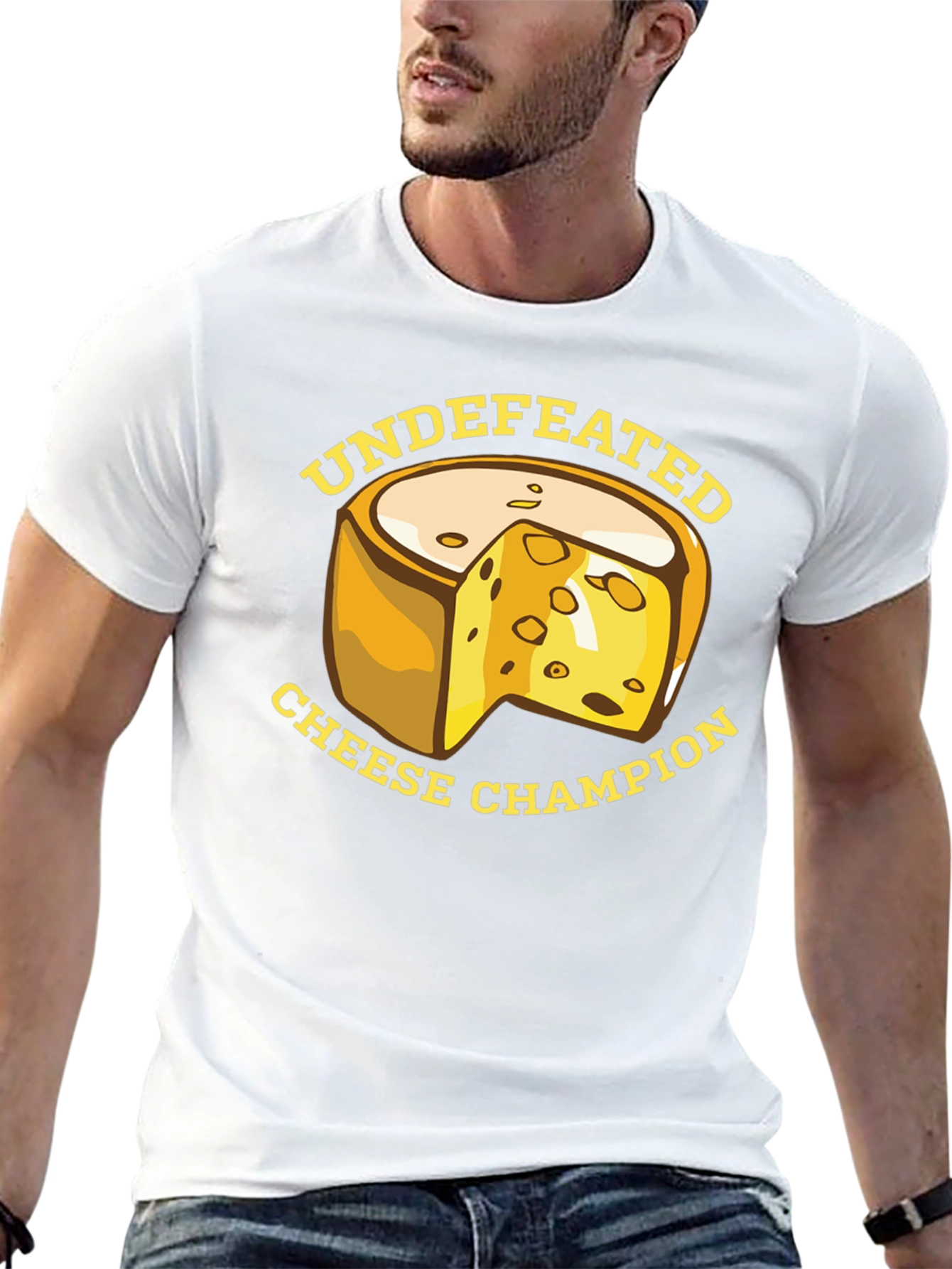 Undefeated Cheese Champion Graphic T-Shirt