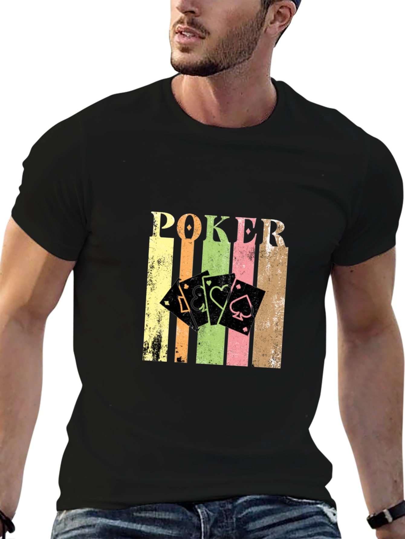 Retro Poker Card T-Shirt